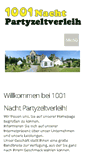 Mobile Screenshot of 1001-nacht-partyzeltverleih.de